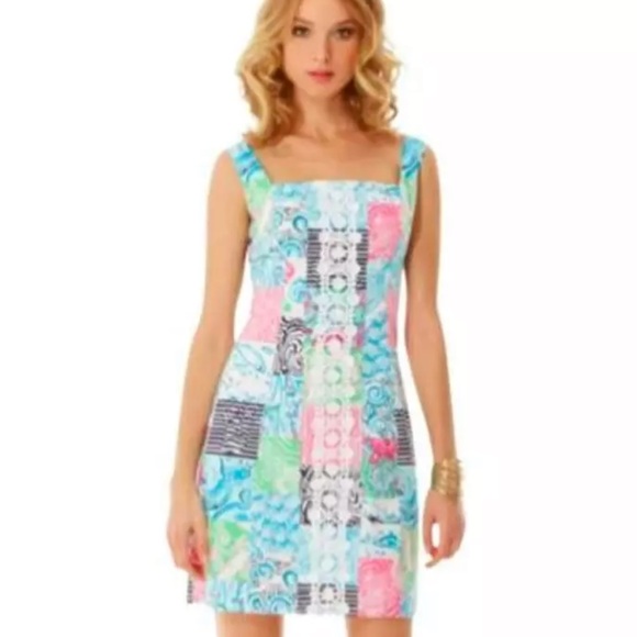 Lilly Pulitzer Dresses & Skirts - Lilly Pulitzer Osterville Patch Shift Dress